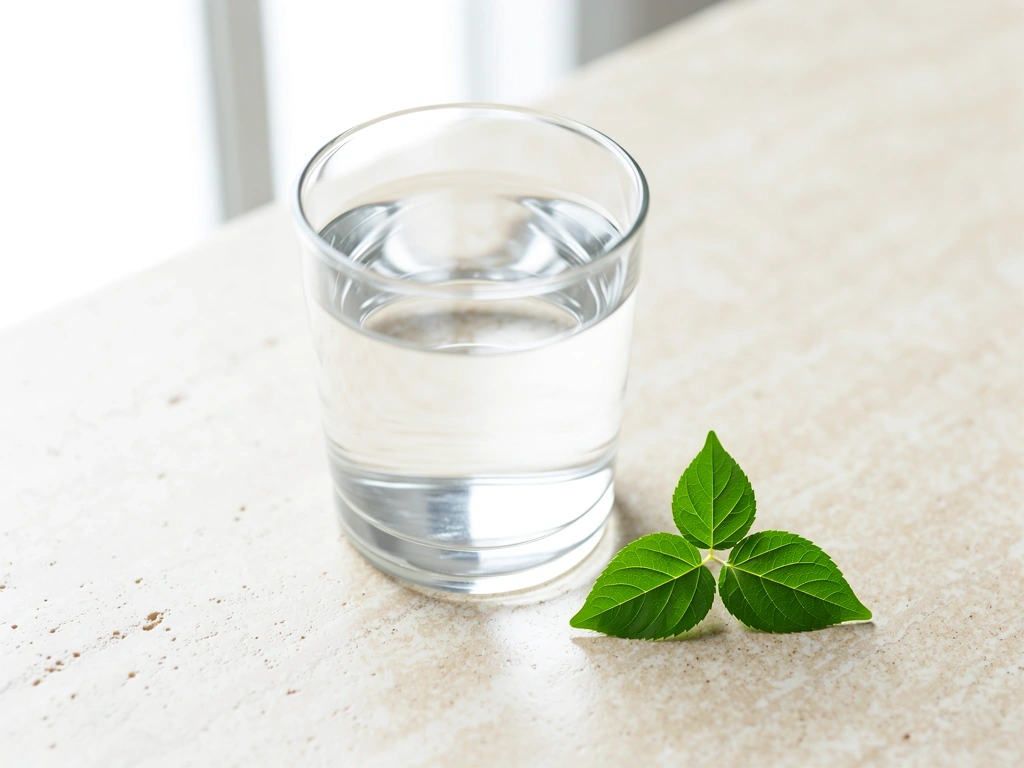 Klares Wasser für Reinheit und Fokus